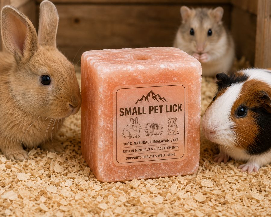 Small salt lick for pets and small animals